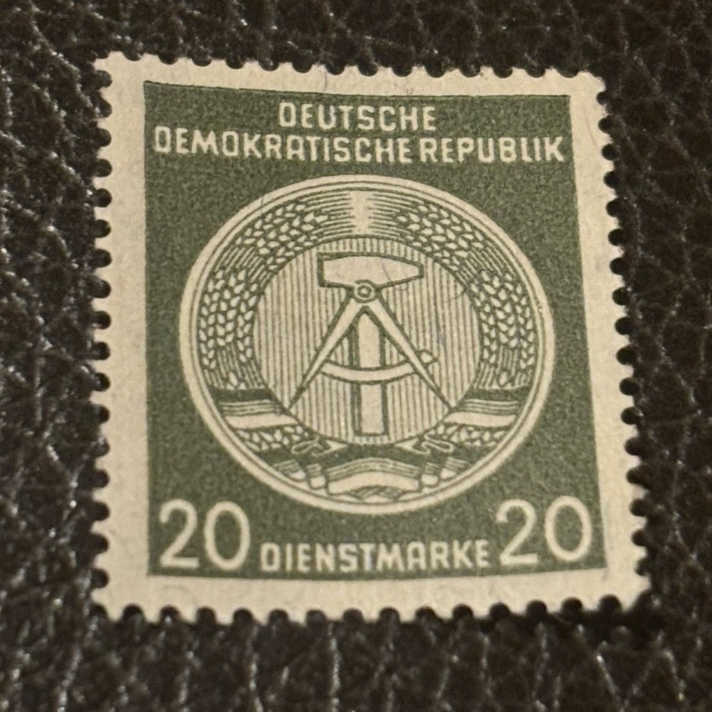 Vintage German Democratic Republic Stamp
 DDR 1956